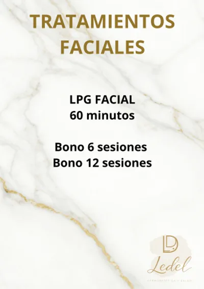 Servicio de Higiene Facial Premium con LPG® en LEDEL Dermoestética