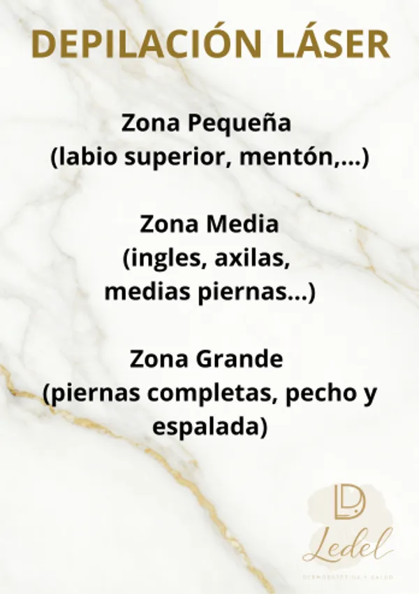 Depilación láser permanente en Ledel Dermoestetica, Moratalaz Madrid