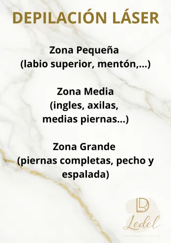 Depilación láser permanente en Ledel Dermoestetica, Moratalaz Madrid