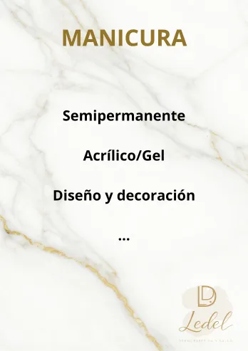 Manicura profesional en Ledel Dermoestetica, Moratalaz Madrid